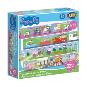  PEPPA PIG  PUZZLE ΦΤΙΑΞΕ ΤΗΝ ΙΣΤΟΡΙΑ 32ΤΕΜ 